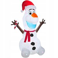 Vianočný nafukovacie snehuliakom 190 cm so zabudovaným LED projektorom