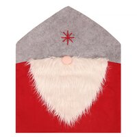 Vianočné návlek na stoličky vianočný škriatok - sada 4 kusov