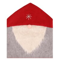 Vianočné návlek na stoličky vianočný škriatok - sada 4 kusov