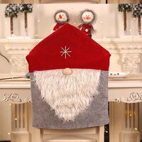 Vianočné návlek na stoličky vianočný škriatok - sada 4 kusov