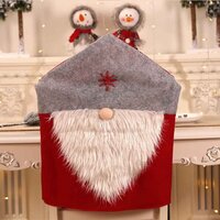 Vianočné návlek na stoličky vianočný škriatok - sada 4 kusov