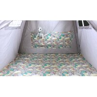 Detský stan TEEPEE (TÍPÍ) JEDNOROŽCI s doplnkami - šedý