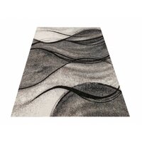 Kusový koberec PANNE vlny - odtiene šedej