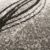 Kusový koberec PANNE vlny - odtiene šedej