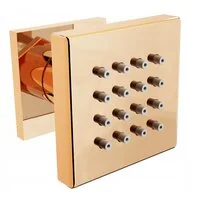 Bočná sprchová tryska MEXEN - hranatá - 50x50 mm - rose gold, 79360-60