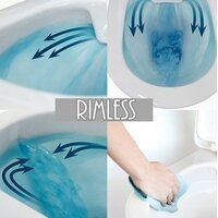 Závesné WC CARMEN RIMLESS - čiernej matnej + Duroplast sedátko