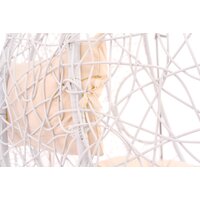 Závesné hojdacie kreslo MONTANA - biele - veľ. S