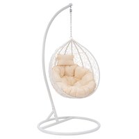 Závesné hojdacie kreslo MONTANA - biele - veľ. S