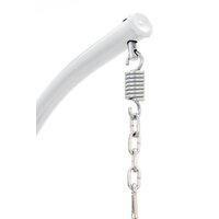 Závesné hojdacie kreslo MONTANA - biele - veľ. S