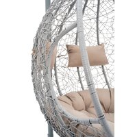 Závesné hojdacie kreslo MONTANA - šedé - vel. XXL - pre 2 osoby