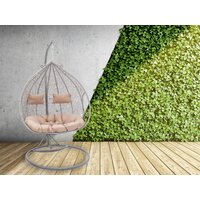 Závesné hojdacie kreslo MONTANA - šedé - vel. XXL - pre 2 osoby