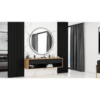 Keramické umývadlo MAXMAX Rea NEL - čierne lesklé - pod dosku