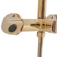 Sprchová súprava MAXMAX Rea ROGER s výtokom do vane - zlatá