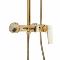 Sprchová súprava MAXMAX Rea ROGER s výtokom do vane - zlatá