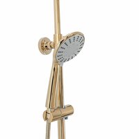 Sprchová súprava MAXMAX Rea ROGER s výtokom do vane - zlatá