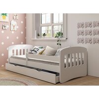 Detská posteľ CLASSIC so zásuvkou - biela 180x80 cm