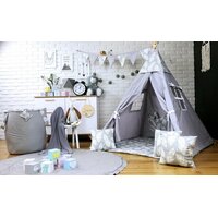 Dekoračná vlajková girlanda PIERKA - šedá