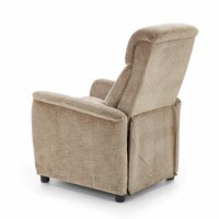 Polohovacie kreslo JURY - čalúnené - šedé