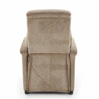 Polohovacie kreslo JURY - čalúnené - šedé