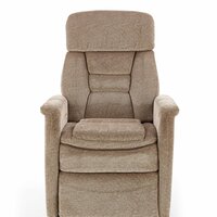 Polohovacie kreslo JURY - čalúnené - šedé