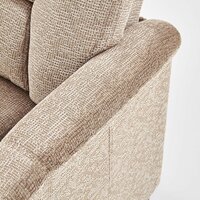 Polohovacie kreslo JURY - čalúnené - šedé