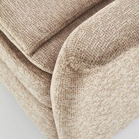 Polohovacie kreslo JURY - čalúnené - šedé