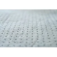 Plyšový guľatý koberec SOFT 90 cm - svetlo modrý