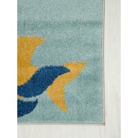 Detský kusový koberec Happy M PIRÁTI 2 - modrý
