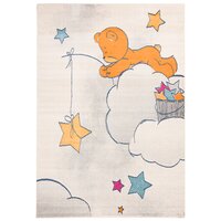 Detský kusový koberec LILA - MACKO a hviezdičky