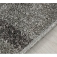 Detský guľatý koberec Happy M LEV - šedý