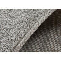 Detský guľatý koberec Happy M PANDA - šedý