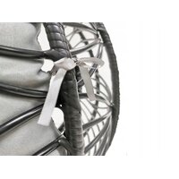 Závesné hojdacie kreslo RIO s podnožkou - krémové / hnedé - vel. XL