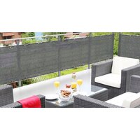 Clona na balkón - 80x500 cm - šedá