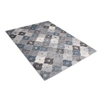 Kusový koberec FIKA Rhombus - šedo-modrý