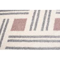 Kusový koberec FIKA Pie - krémovo-ružový