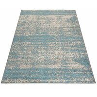 Moderný kusový koberec SPRING Senna - svetlo modrý