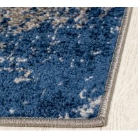 Moderný kusový koberec SPRING Zoe - šedý/modrý