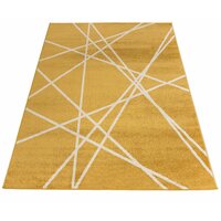 Moderný kusový koberec SPRING Raven - žltá