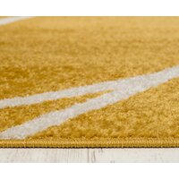 Moderný kusový koberec SPRING Raven - žltá