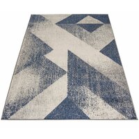 Moderné kusový koberec SPRING Split - modrý