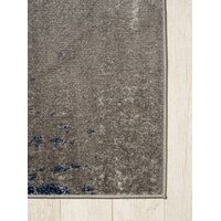Moderný kusový koberec SPRING Aura - sivý / modrý