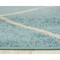 Moderné kusový koberec SPRING TROX - tyrkysový