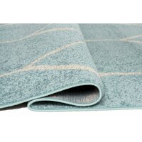 Moderné kusový koberec SPRING TROX - tyrkysový