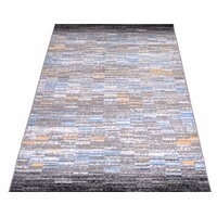 Moderné kusový koberec VISI Beja - sivý / oranžový / modrý