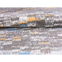 Moderný kusový koberec VISI Beja - sivý / oranžový / modrý