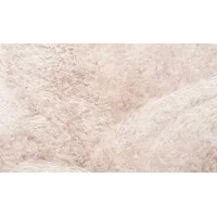 Plyšový guľatý koberec FIREN - béžový