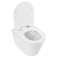 Závesné WC MAXMAX Rea TITO mini RIMLESS + Duroplast sedadlo slim - biele