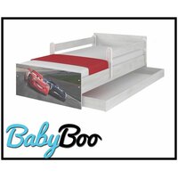 SKLADOM: Detská posteľ MAX bez šuplíku Disney - AUTA 3 STORM 160x80 cm + 1 dlhá a 1 krátka bariérky