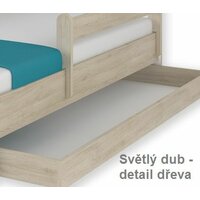 SKLADOM: Detská posteľ MAX bez zásuvky Disney - FROZEN 160x80 cm - 2x krátka zábrana