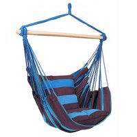 Závesné hojdacie kreslo FLAMINGO s vankúšmi 100x100 cm